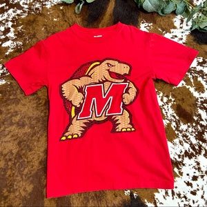 University of Maryland UMD Terrapins Short Sleeve Athletic Graphic T Shirt